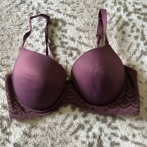 Auden Purple Lace Underwire Bra NEVER WORN